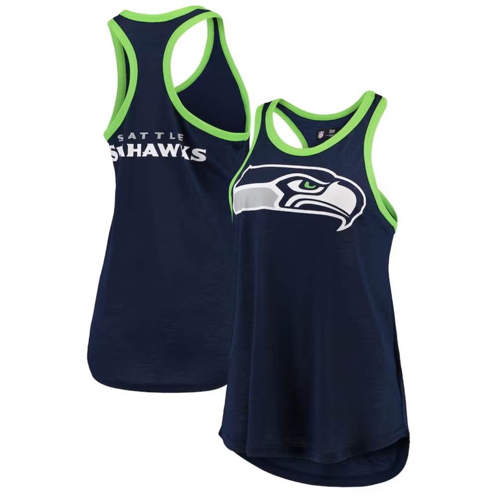 Seattle Seahawks G-III 4Her by NFL Apparel Women's Tater Tank Top -XL